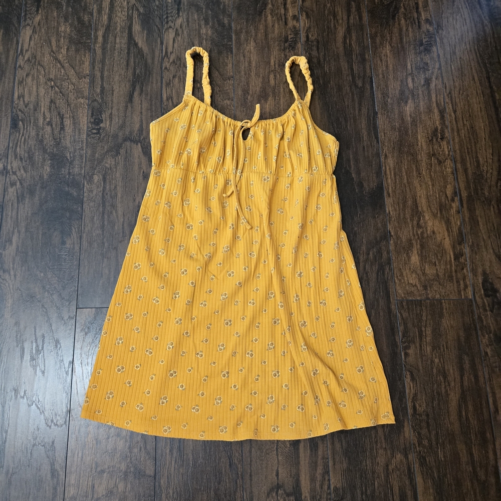 Arizona Jean Company Yellow Floral Dress